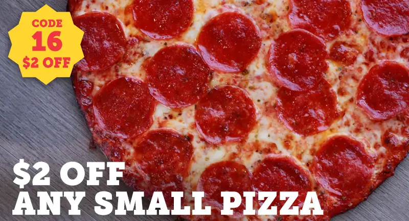 Cassanos Lunch Special - $2 Off Small Pizza